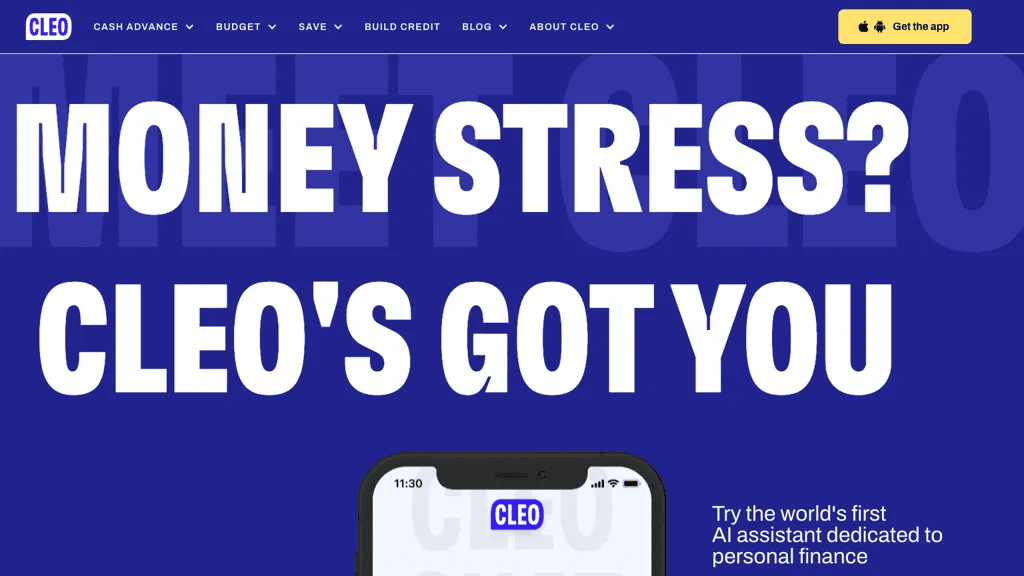 Cleo 官网截图