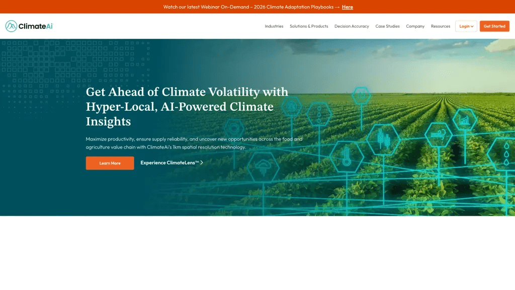 Climate Ai 工具截图