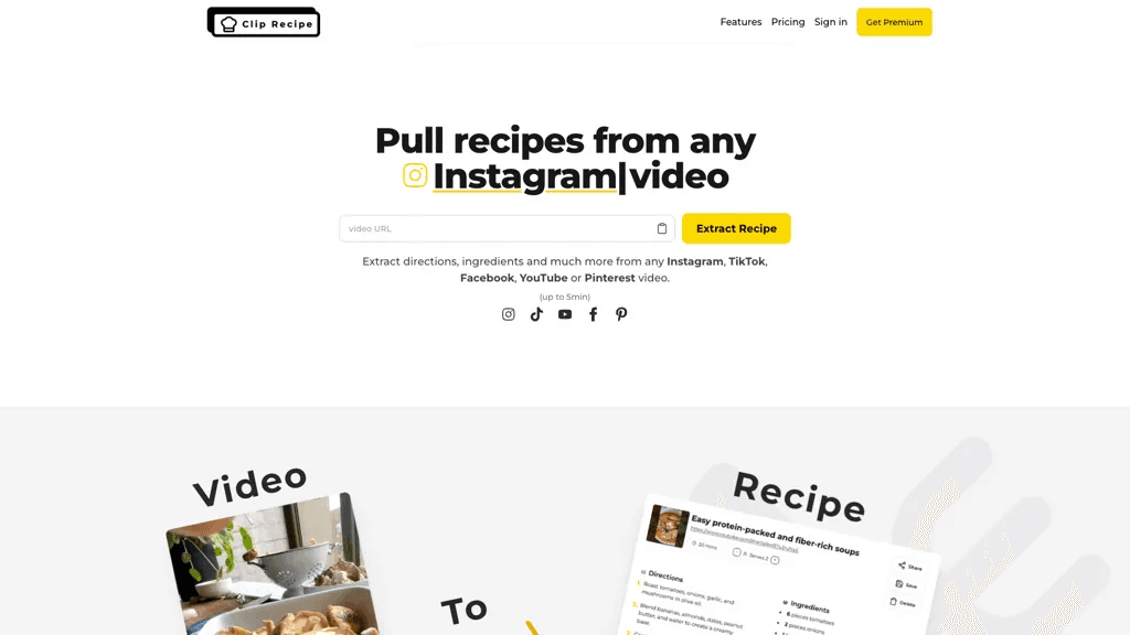 Clip Recipe 工具截图