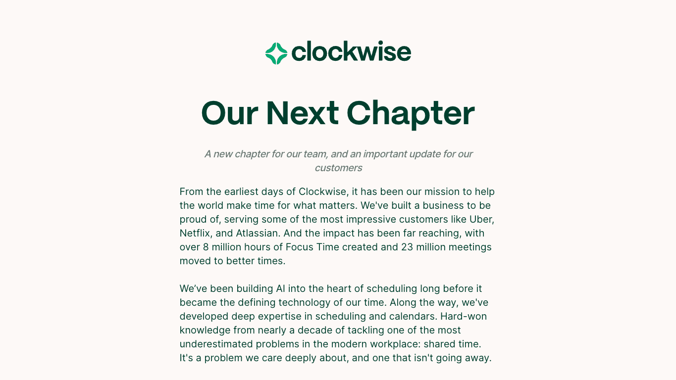 Clockwise 官网截图