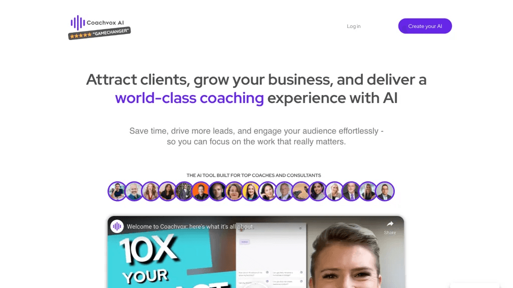 Coachvox 官网截图