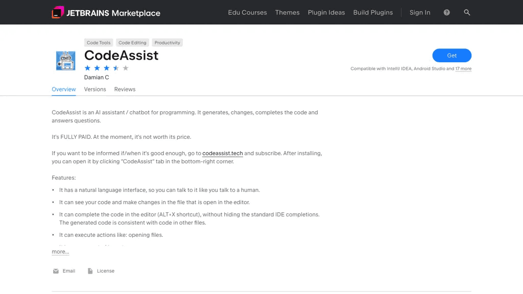 CodeAssist 工具截图