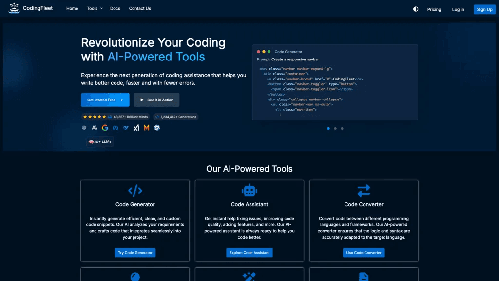 CodingFleet 工具截图