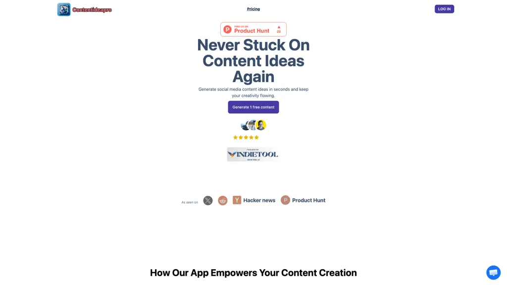 Content Idea Pro 工具截图