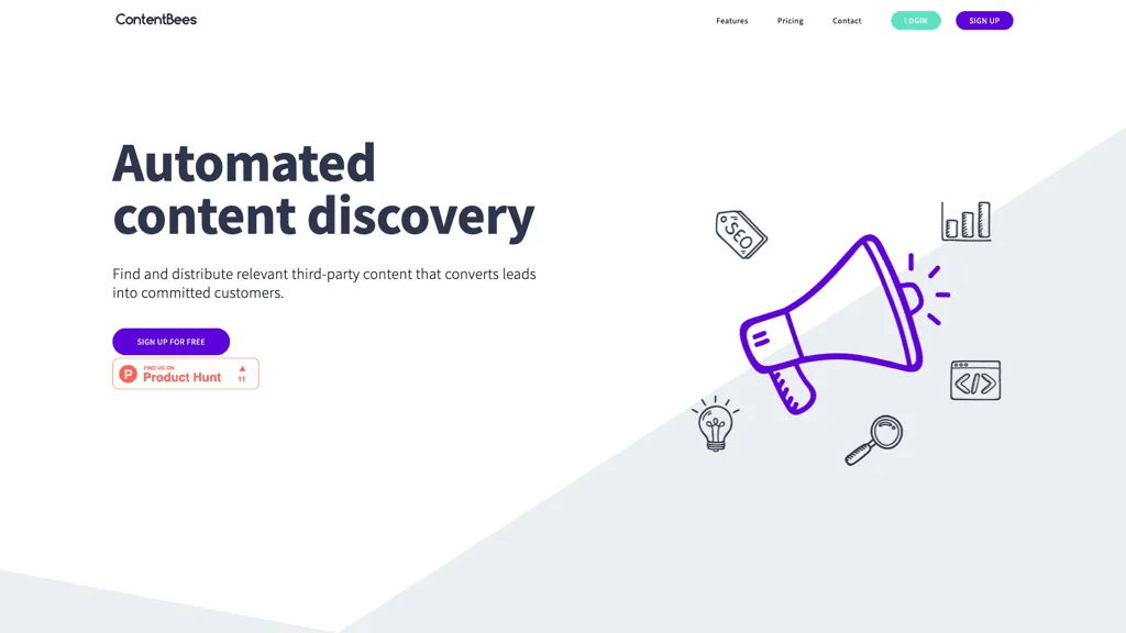 ContentBees 工具截图