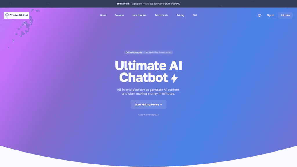 Contenthubai.com 工具截图