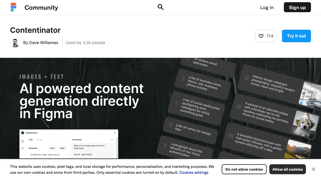 Contentinator 工具截图
