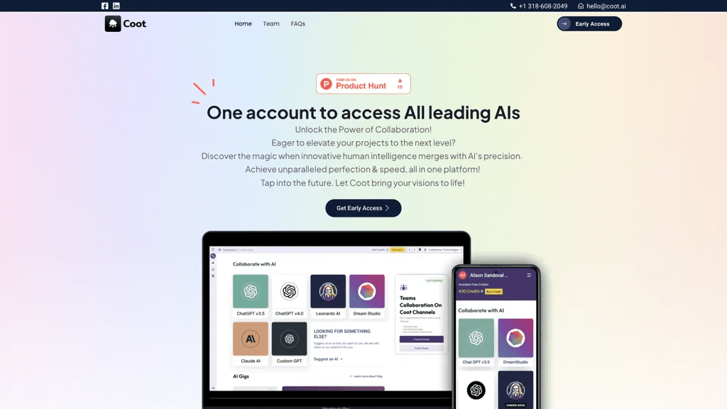 Coot AI 工具截图