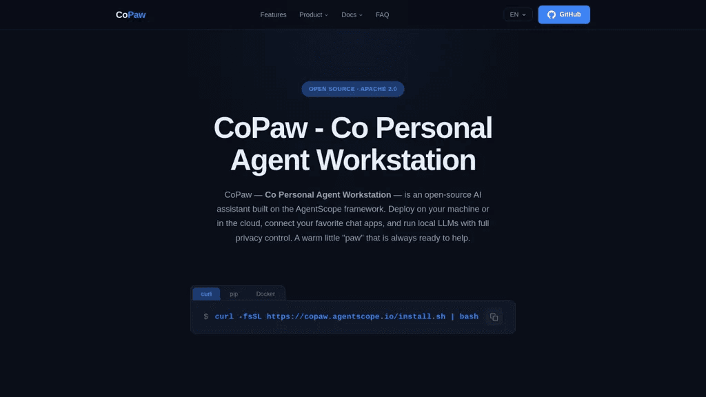 CoPaw 工具截图