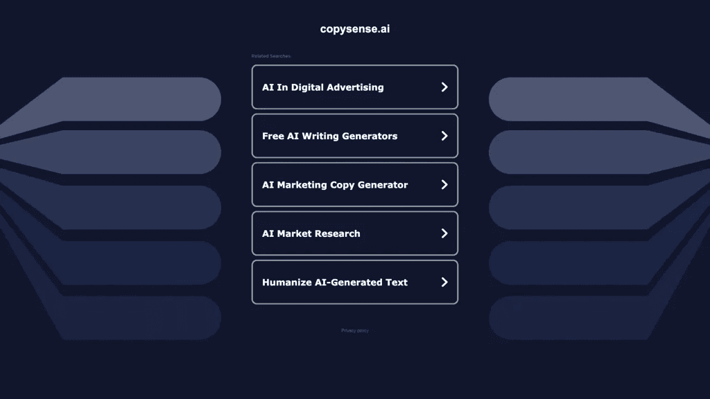 Copysense AI 工具截图