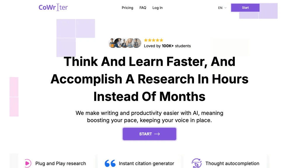 CoWriter AI 工具截图