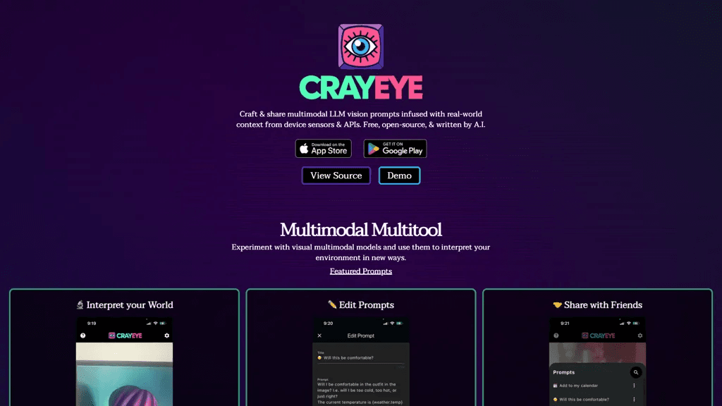 CrayEye 官网截图