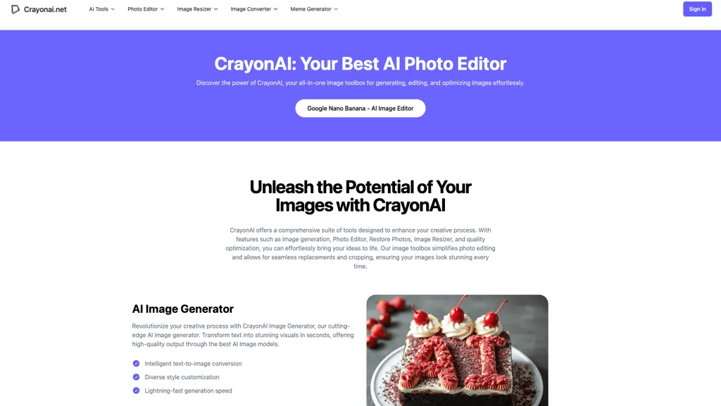 Crayon AI 工具截图