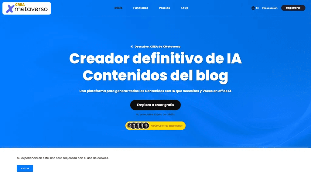CREA de XMetaverso 工具截图