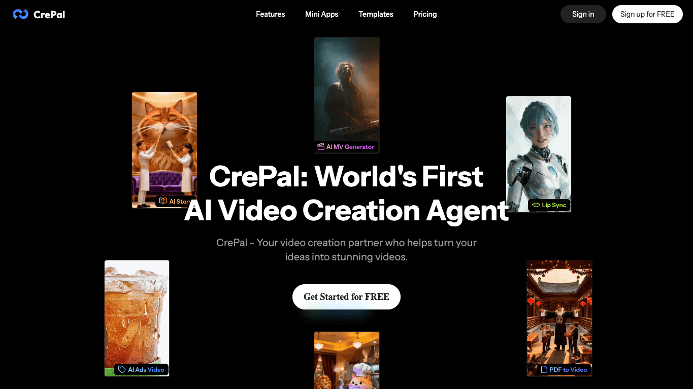 CrePal AI 工具截图