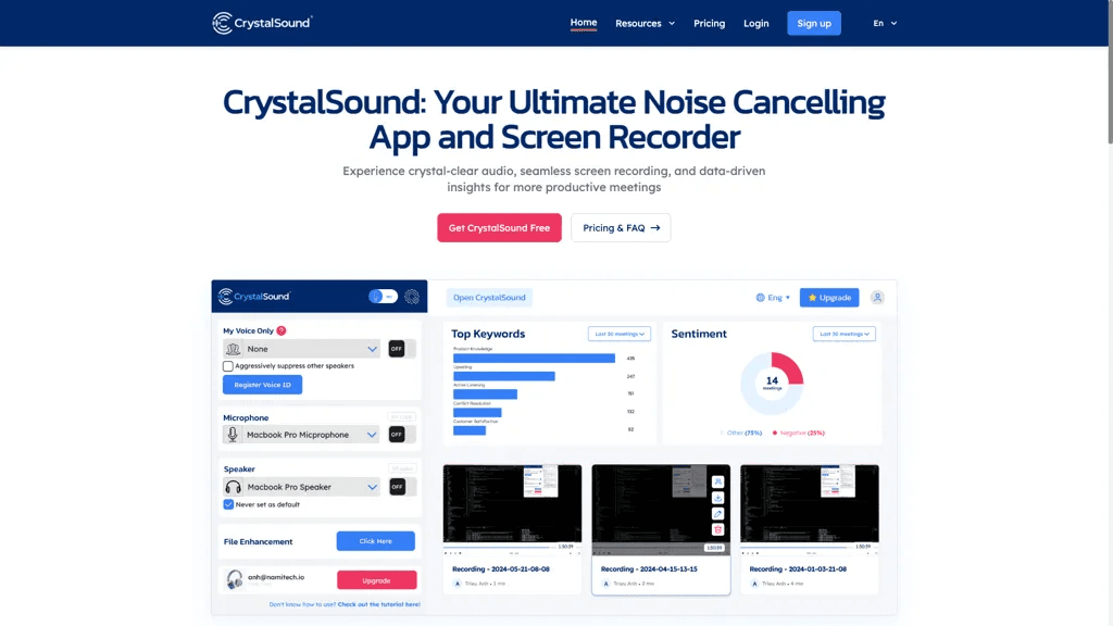 CrystalSound 工具截图