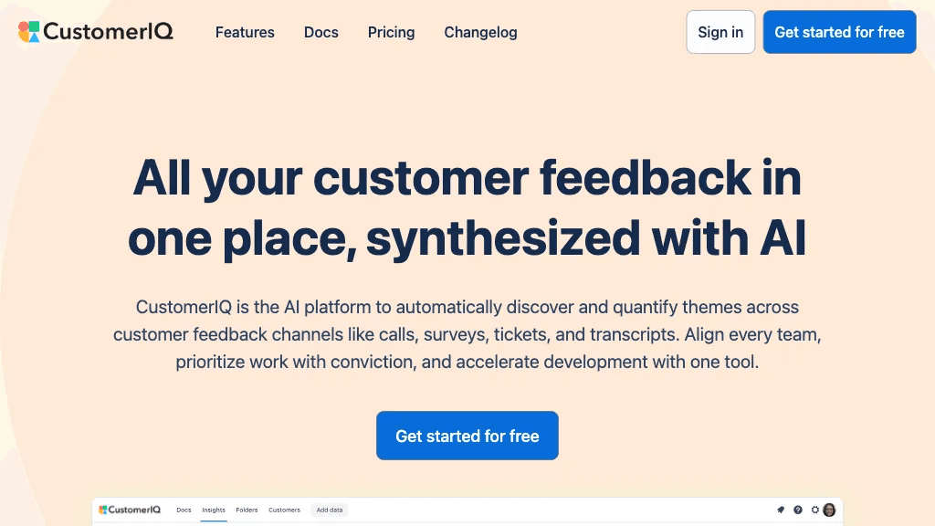 CustomerIQ 工具截图