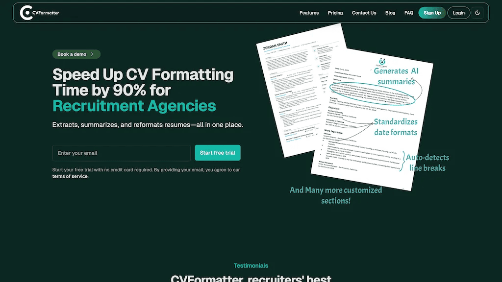 CVFormatter 工具截图