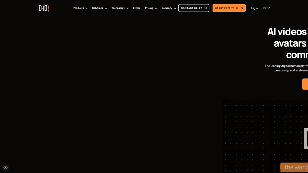 D-ID Creative Reality 工具截图