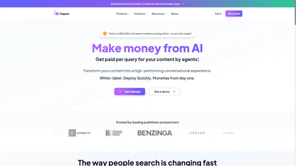 Dappier 2.0 工具截图