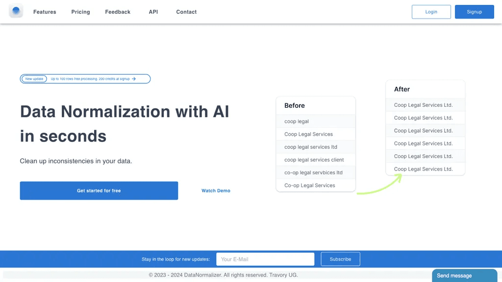 Data Normalizer 工具截图