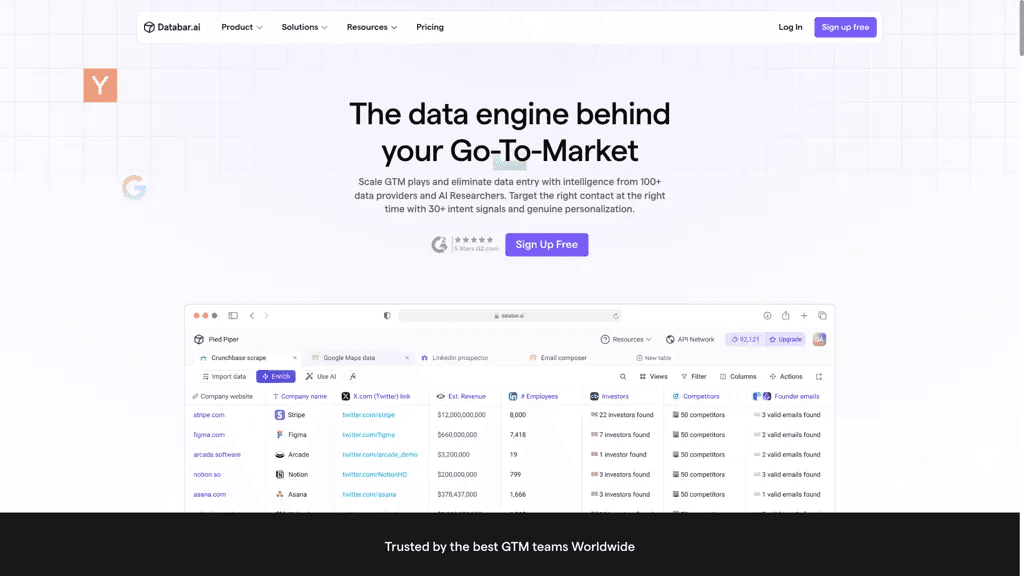 Databar.ai 2.0 工具截图