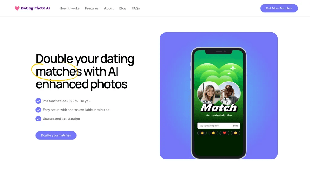 Dating Photo AI 工具截图
