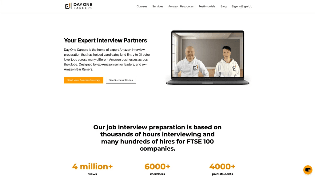 Day One Careers 官网截图