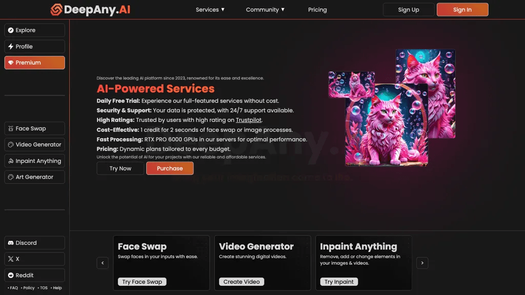 DeepAny.AI 工具截图