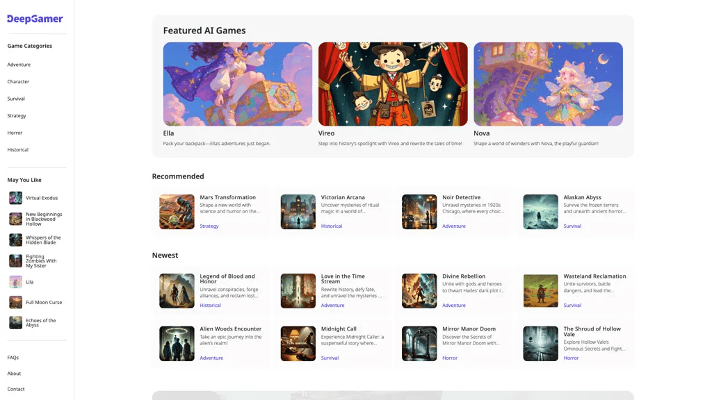 DeepGamer 工具截图