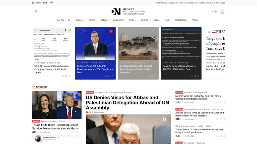 DeepNewz 工具截图