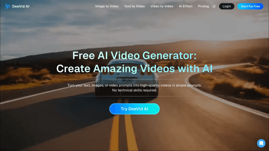 Deevid AI 工具截图