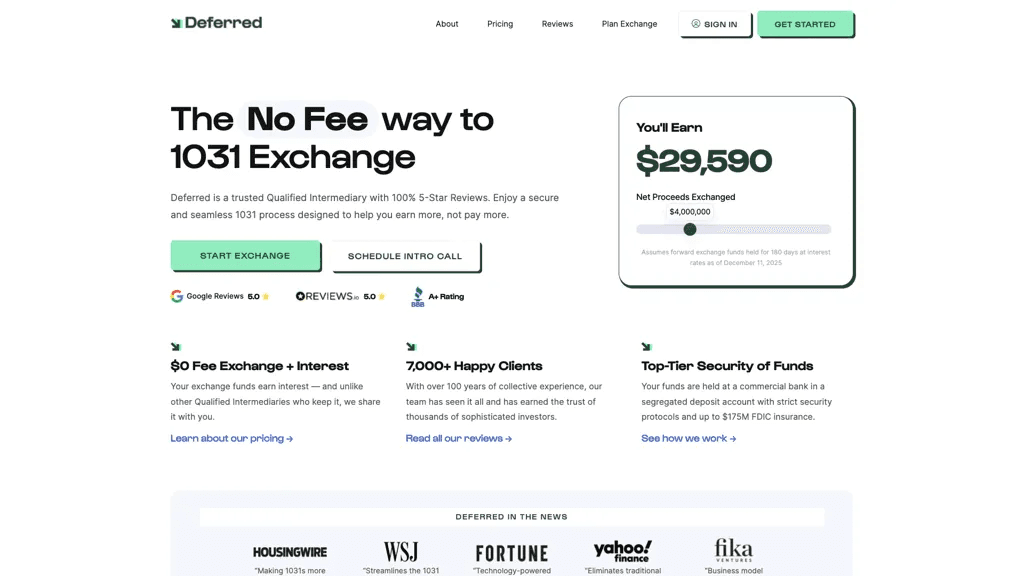 Deferred 官网截图