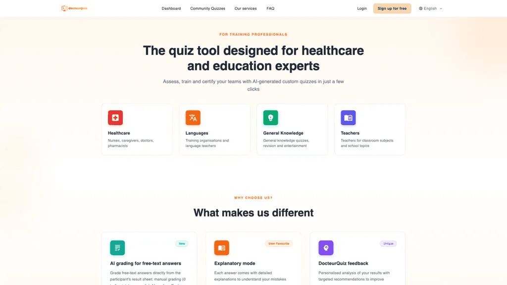DocteurQuiz 工具截图