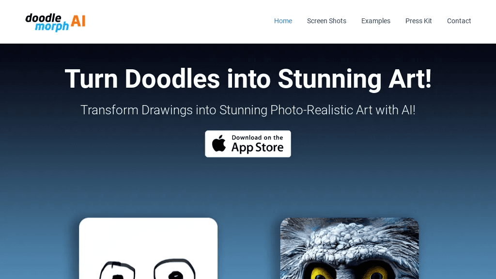Doodle Morph AI 工具截图