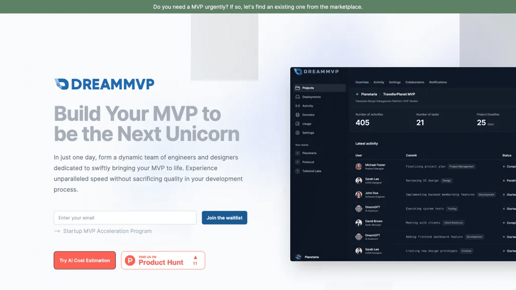 DreamMVP 工具截图