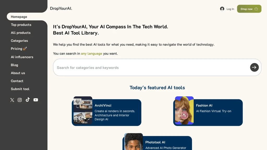 Drop Your AI 工具截图