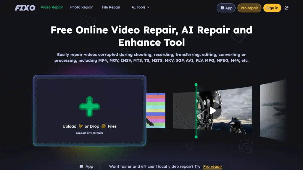 EaseUS Video Repair 工具截图