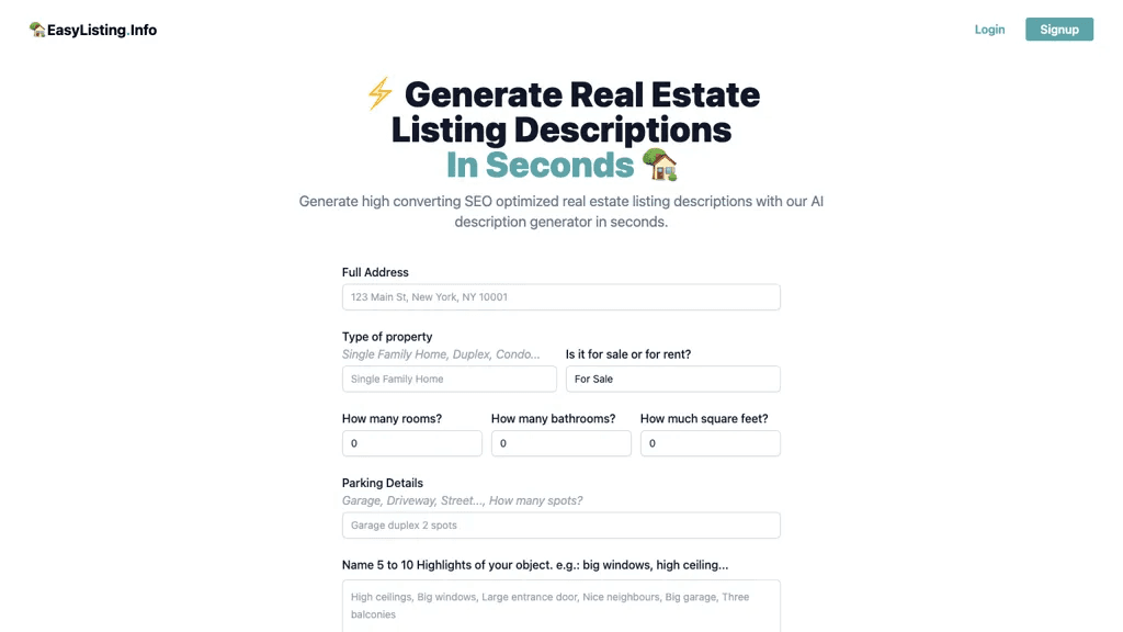 Easylisting 官网截图