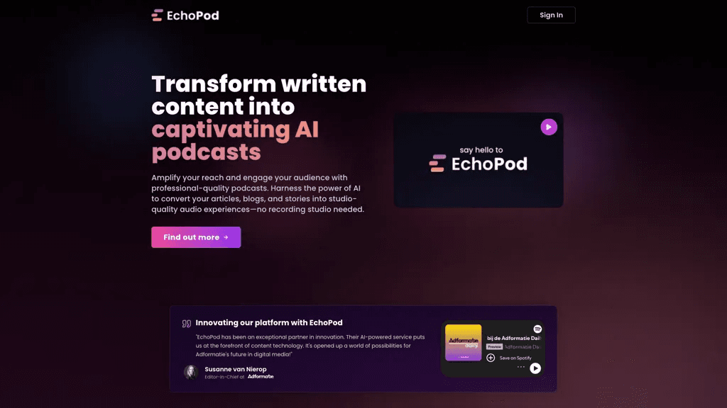 EchoPod 工具截图