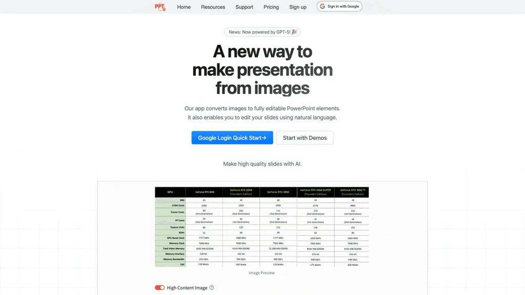 Edit in PPT 官网截图