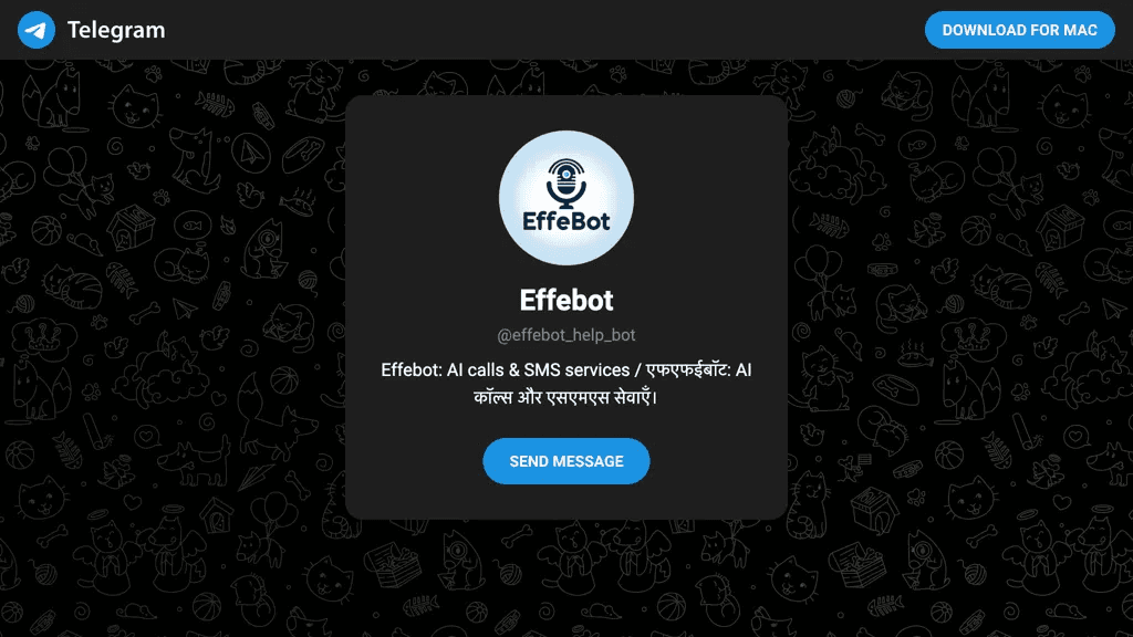 Effebot 工具截图