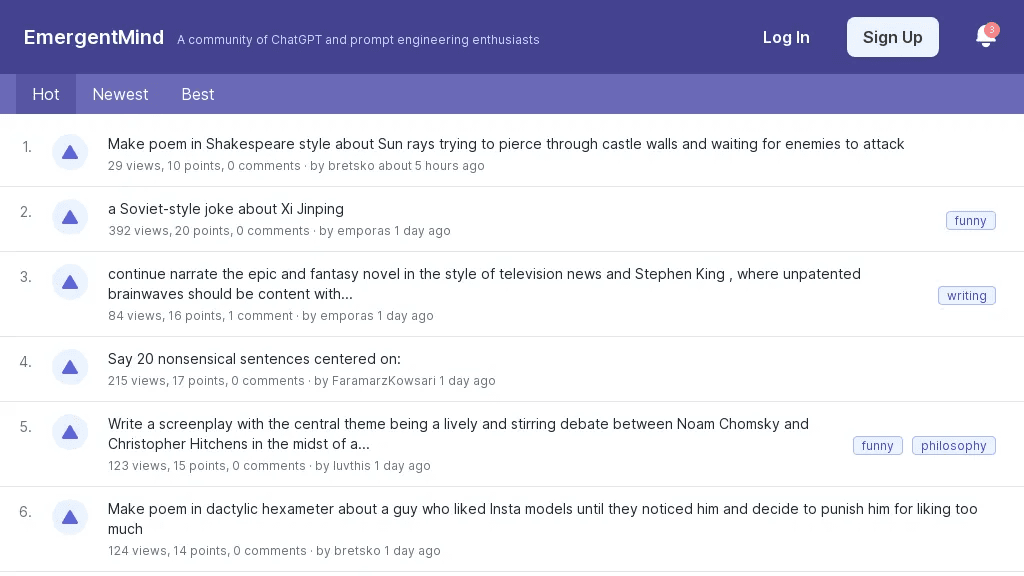 Emergent Mind (LearnGPT) 工具截图