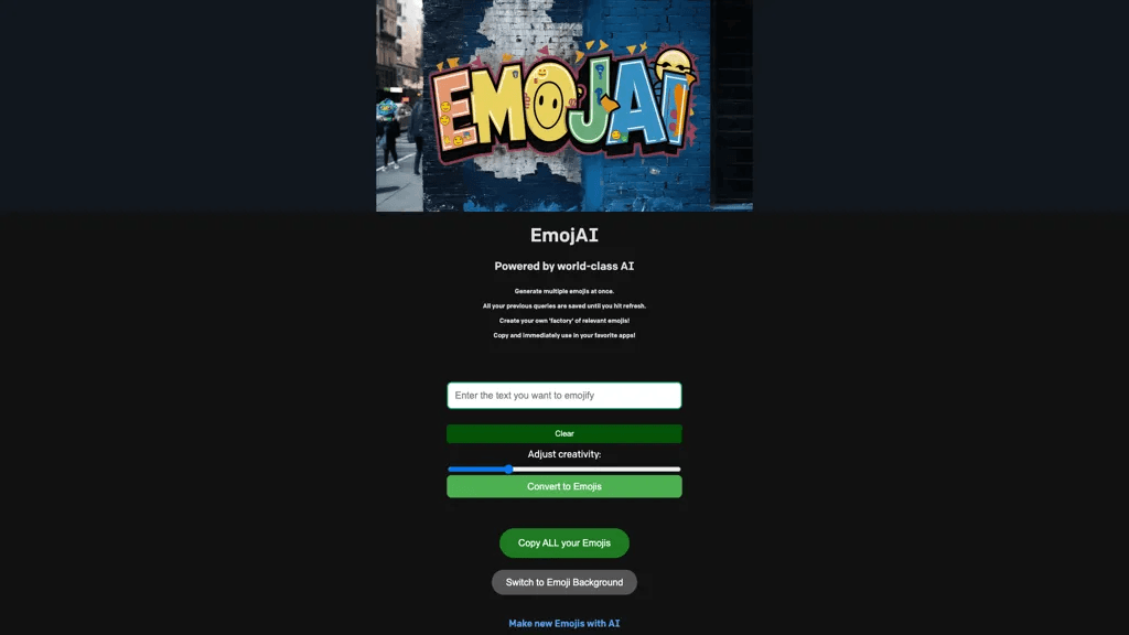 EmojAi 工具截图