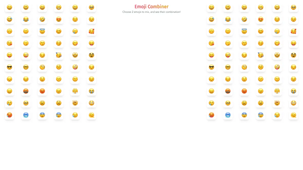 Emoji Combiner 工具截图