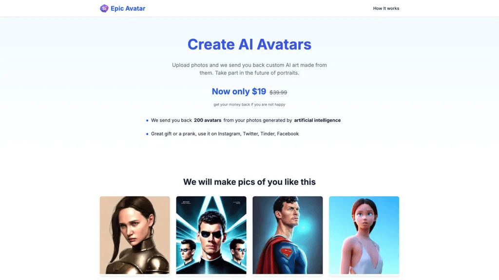 EpicAvatar 工具截图