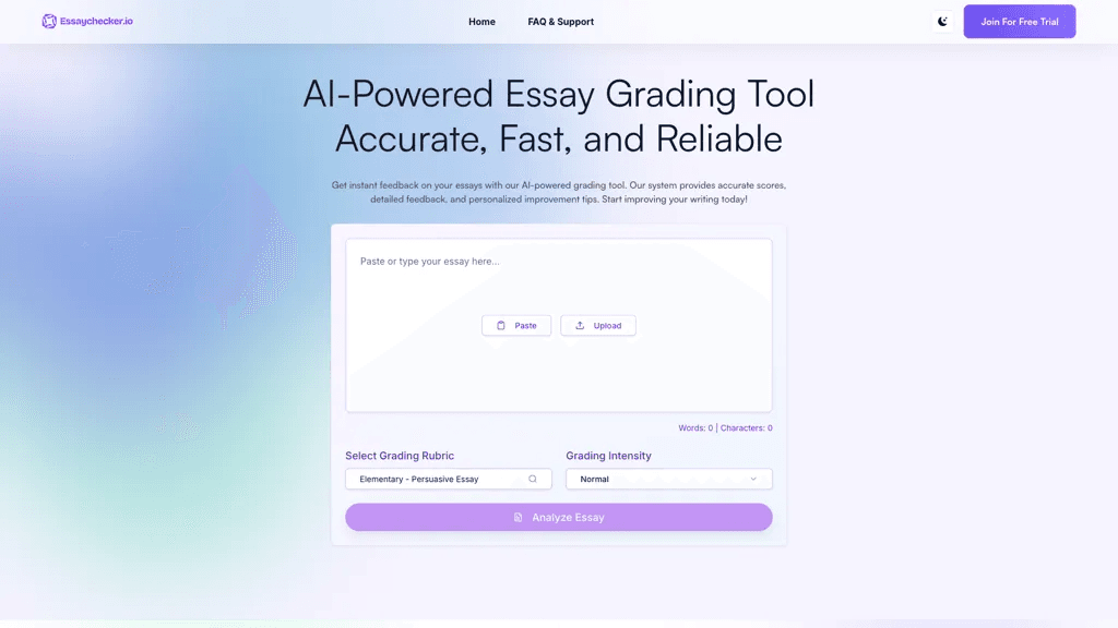 EssayChecker.io 官网截图