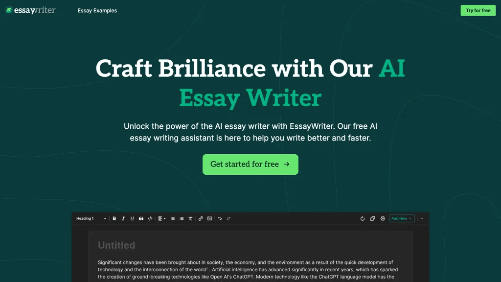 EssayWriter 工具截图