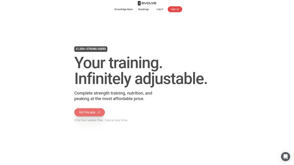 Evolve Training App 工具截图