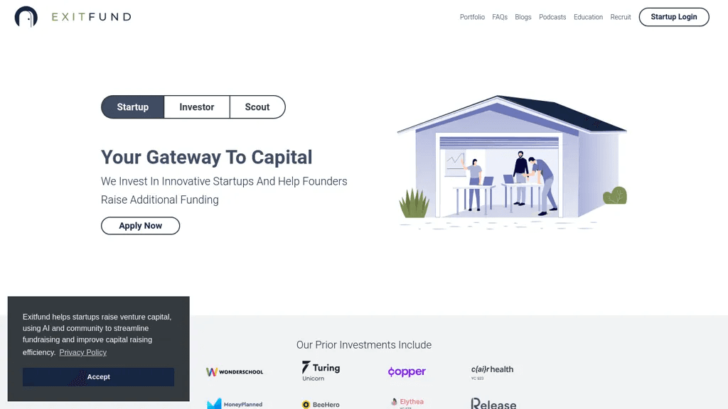 Exitfund 工具截图